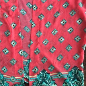 Francesca's Collections Tops - Colorful coral kimono Francesca's Collections Tops - Colorful coral kimono